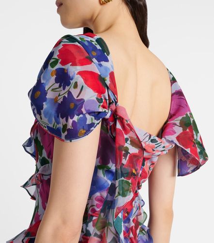 Robe longue à fleurs - Carolina Herrera - Modalova