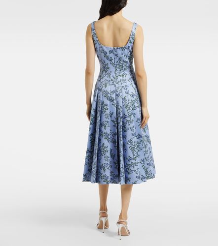 Robe midi Adele à fleurs - Emilia Wickstead - Modalova