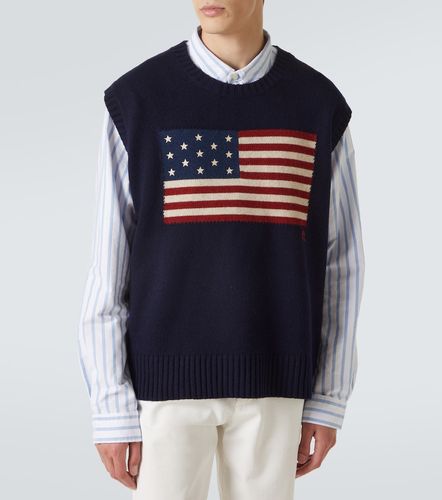 Pull sans manches en laine et coton - Polo Ralph Lauren - Modalova