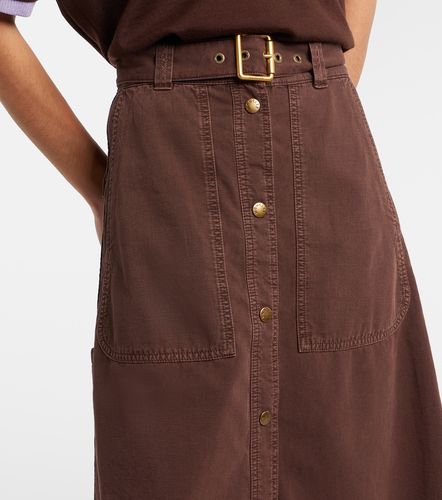 Moncler Jupe midi en denim - Moncler - Modalova
