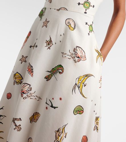 Alémais Robe longue Neptune à imprimé - Alemais - Modalova