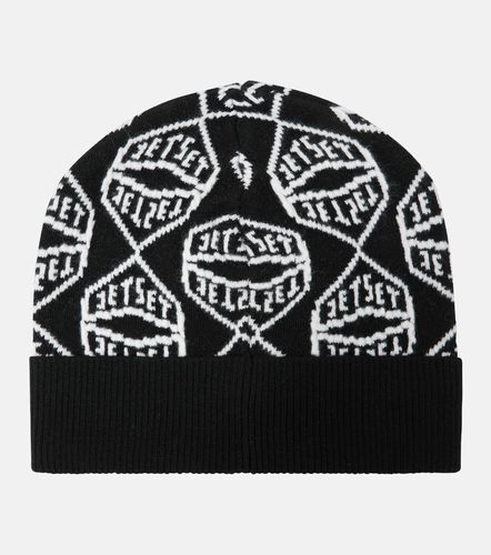 Bonnet en laine mélangée à logo - Jet Set - Modalova