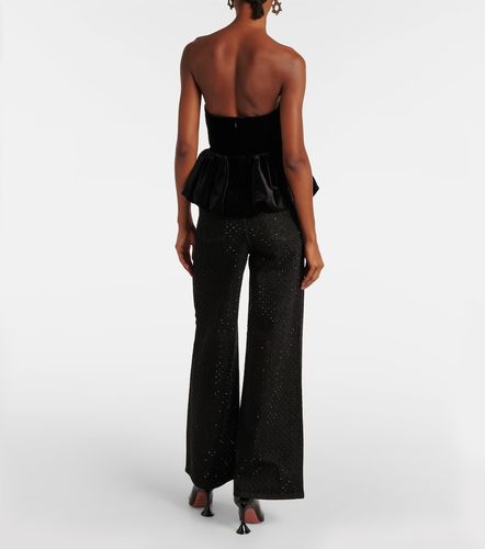 Top bustier en velours - Self-Portrait - Modalova