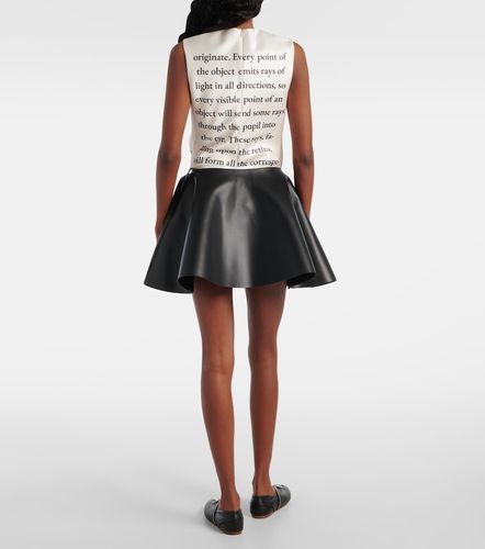 Mini-jupe Circle en cuir - JW Anderson - Modalova
