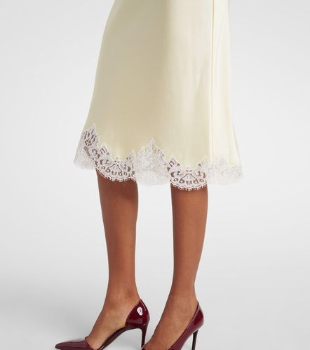 Robe en satin et dentelle - Stella McCartney - Modalova