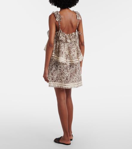 The Attico Robe imprimée en coton - The Attico - Modalova