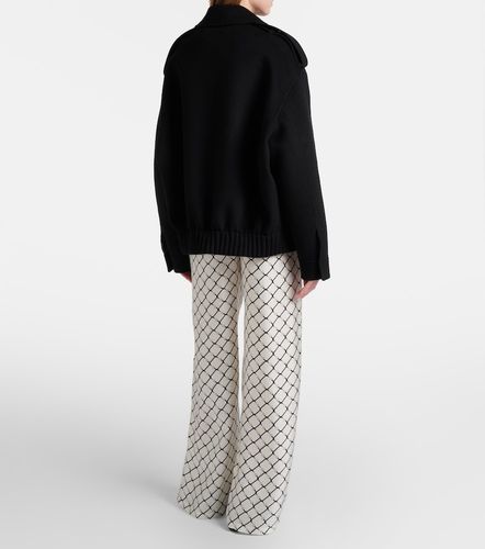Pantalon ample Horsebit en soie - Gucci - Modalova