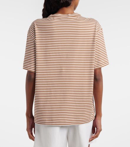 T-shirt oversize rayé en coton - Brunello Cucinelli - Modalova