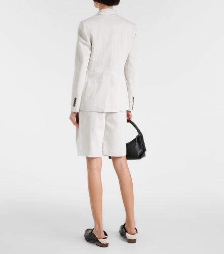 Blazer en coton et lin - Brunello Cucinelli - Modalova