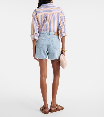 Short taille haute Monroe en denim - 7 For All Mankind - Modalova