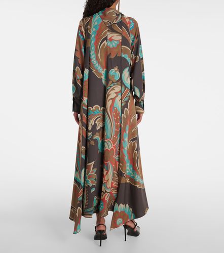 Robe longue asymétrique imprimée - Etro - Modalova