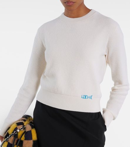 Loewe Pull brodé en laine à logo - Loewe - Modalova
