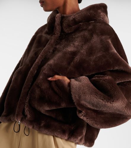 Veste courte en peau lainée - Blancha - Modalova
