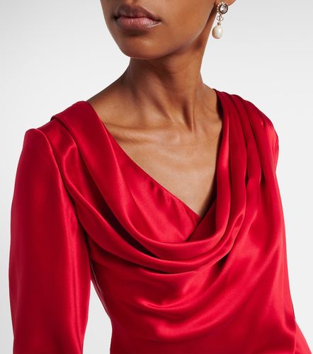 Valentino Top drapé en soie - Valentino - Modalova