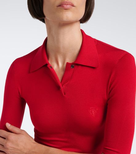 Gucci Polo en soie mélangée - Gucci - Modalova