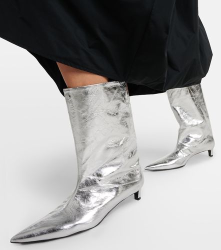 Bottines en cuir métallisé - Jil Sander - Modalova