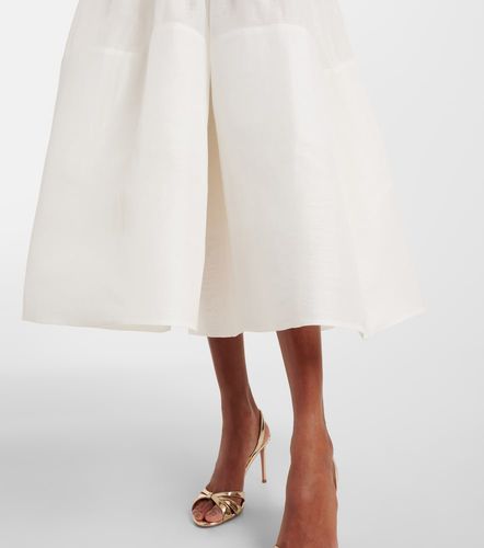 Robe midi Dawning en lin et soie - Zimmermann - Modalova