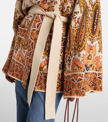 Cardigan en jacquard de coton mélangé - Etro - Modalova