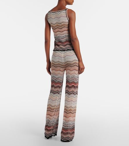 Pantalon ample Zigzag en lamé - Missoni - Modalova