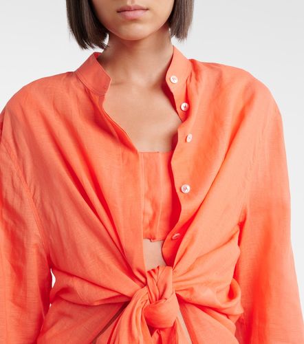 Alaïa Chemise en coton et lin - Alaia - Modalova