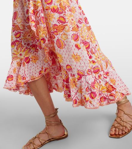 Robe portefeuille Aude à fleurs - Poupette St Barth - Modalova