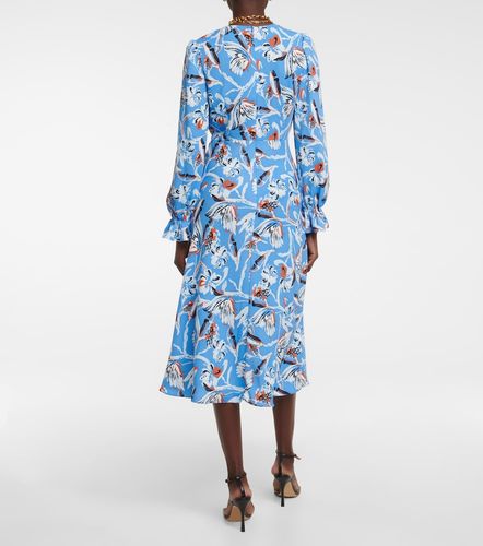 Robe midi Anaba imprimée en crêpe - Diane von Furstenberg - Modalova