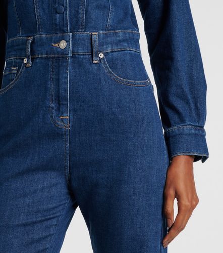 Combi-pantalon évasée en jean - 7 For All Mankind - Modalova