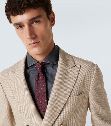 Cravate en jacquard de soie - Brunello Cucinelli - Modalova