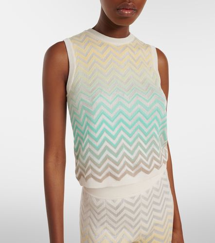 Débardeur Zigzag en coton mélangé - Missoni - Modalova