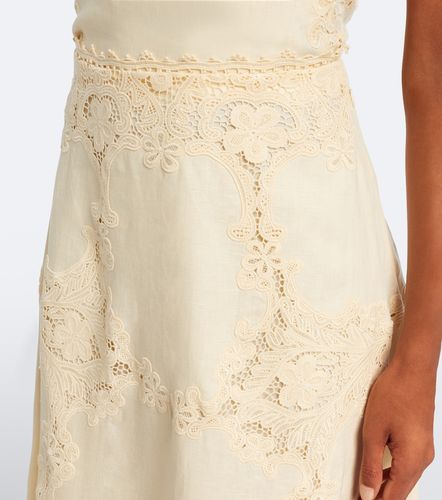 Ulla Johnson Jupe midi Fleur en lin - Ulla Johnson - Modalova