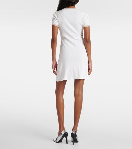Courrèges Robe en coton à logo - Courreges - Modalova