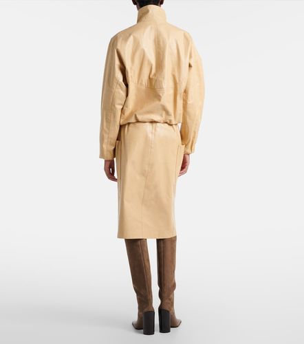 Alaïa Jupe crayon en cuir - Alaia - Modalova