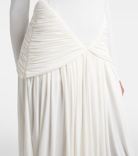 Ferragamo Robe midi en crêpe - Ferragamo - Modalova