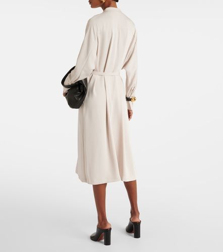 Robe midi Dada en cady à ceinture - Joseph - Modalova