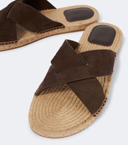 Zegna Mules en daim - Zegna - Modalova