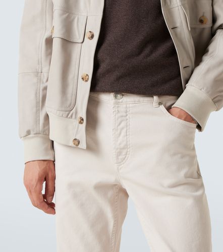 Jean slim à taille mi-haute - Brunello Cucinelli - Modalova