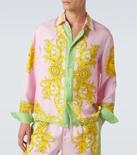 Versace Chemise imprimée en soie - Versace - Modalova