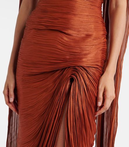Robe longue bustier en taffetas - Marmar Halim - Modalova