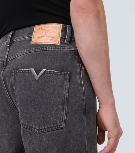 Jean ample à taille haute - Valentino - Modalova