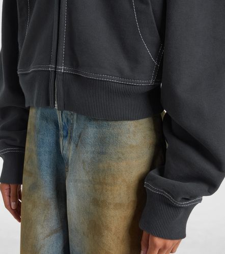 Sweat-shirt à capuche en coton à logo - Acne Studios - Modalova