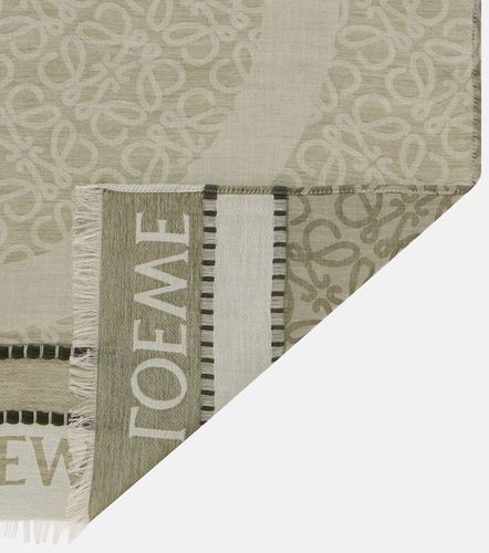 Écharpe Anagram en jacquard de coton - Loewe - Modalova