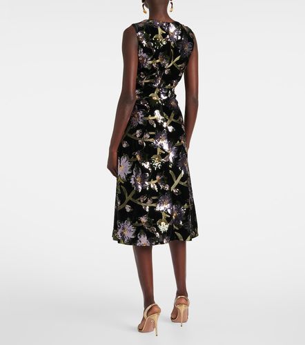 Robe midi Coral à sequins et fleurs - Diane von Furstenberg - Modalova