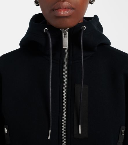 Sweat-shirt à capuche en coton mélangé - Sacai - Modalova
