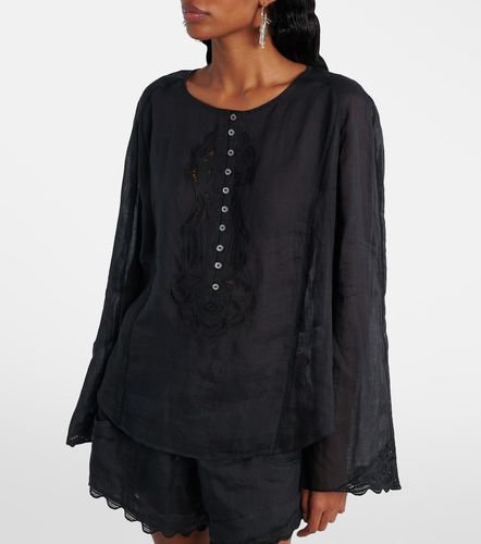 Blouse Luciele brodée en ramie - Isabel Marant - Modalova