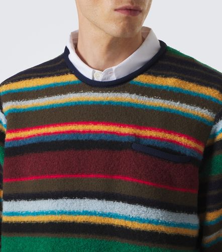 Pull rayé en laine mélangée - Sacai - Modalova