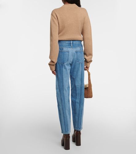 Jean barrel Warped Stripe à taille haute - Frame - Modalova