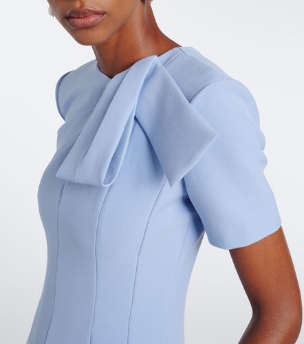 Robe de cocktail en crêpe à nœud - Roland Mouret - Modalova