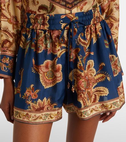 Short Aster en soie à imprimé - Zimmermann - Modalova
