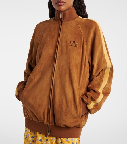 Miu Miu Veste oversize en daim - Miu Miu - Modalova