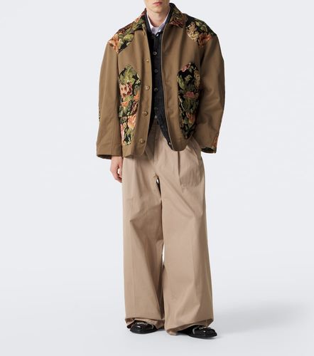 Veste patchwork en coton à fleurs - Simone Rocha - Modalova